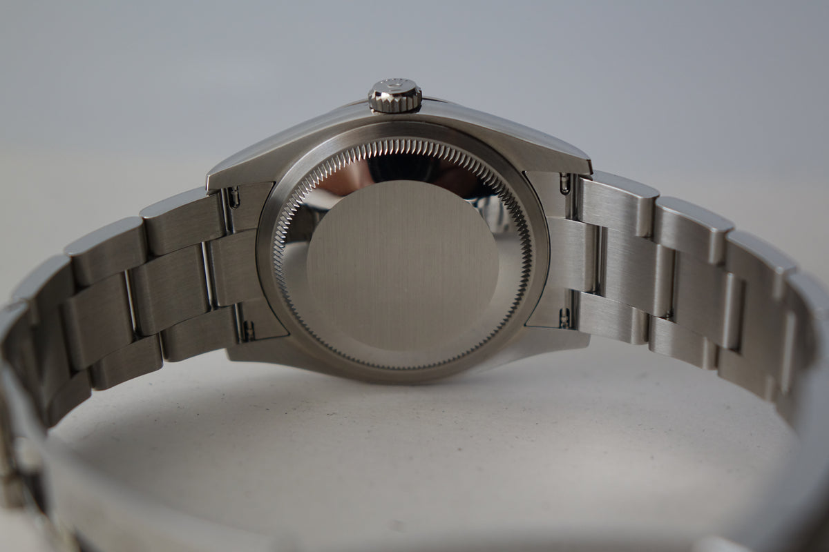 Rolex DateJust 36 126234 silver baton dial full set