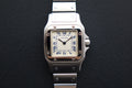 Rare Cartier Santos Galbee W20017D6 Blue indices watch only