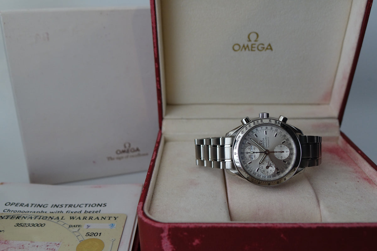 Omega Speedmaster 3523.30 silver dial full set