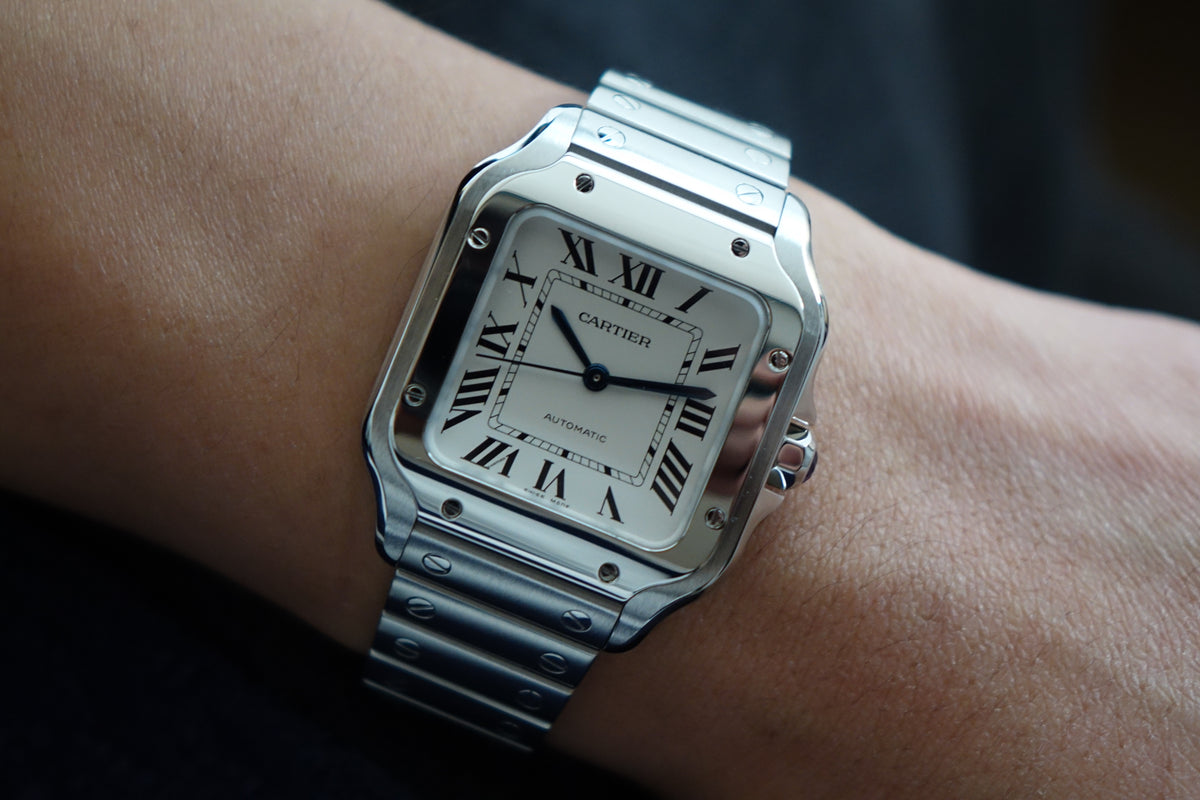 Cartier Santos De Cartier Medium WSSA0029 full set