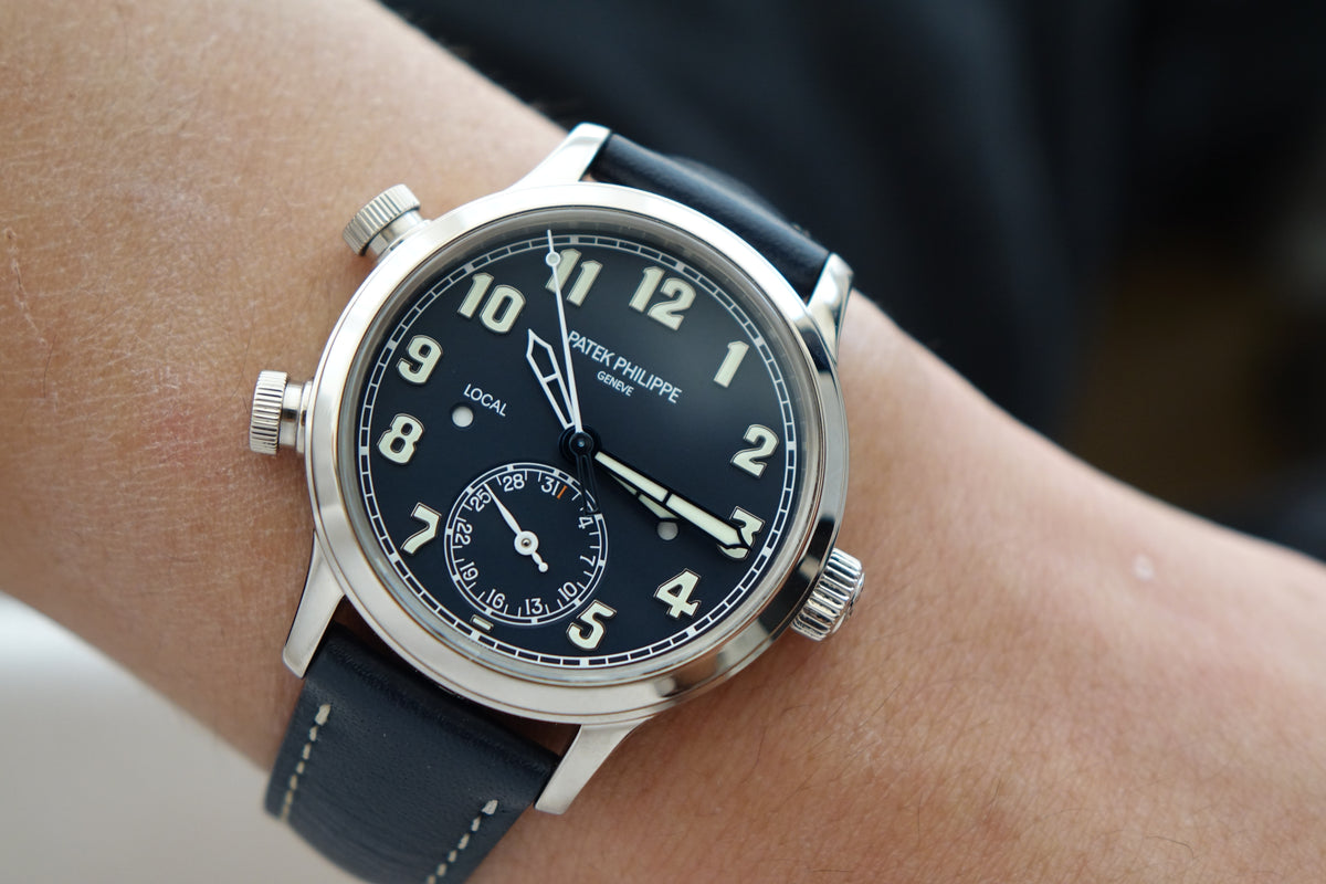 Patek Philippe 7234G-001 Calatrava Pilot Travel Time full set