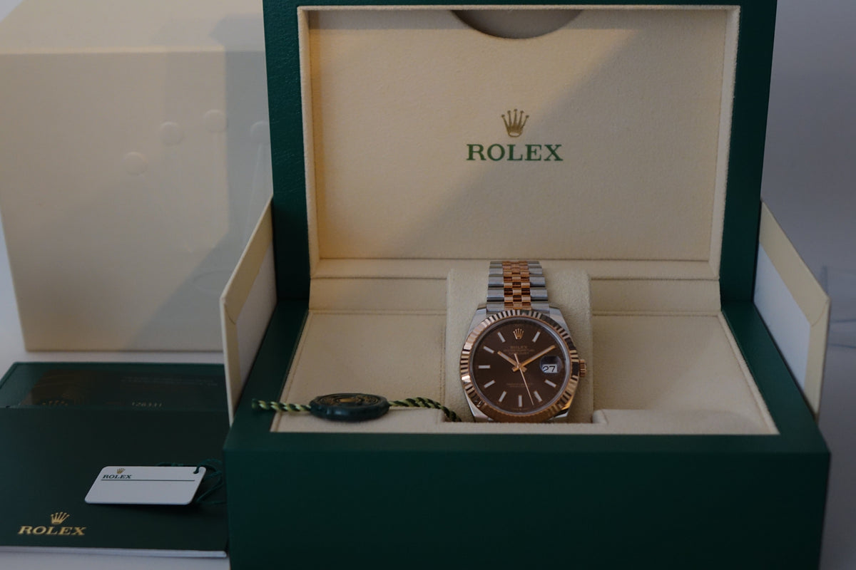 Rolex Datejust 41 126331 Everose Gold full set