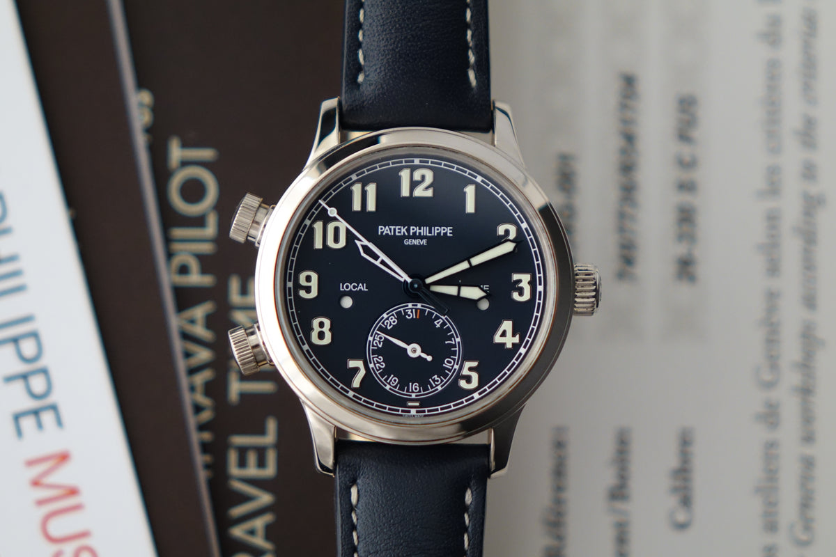 Patek Philippe 7234G-001 Calatrava Pilot Travel Time full set