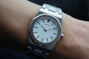 Image 2: Audemars Piguet 56303ST white dial w Papers