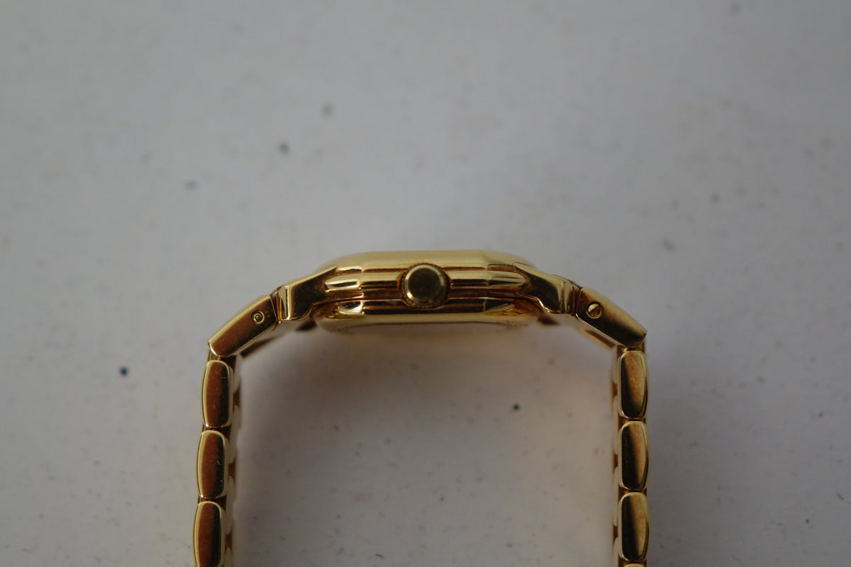 Daniel roth ladies mop dial gold bracelet watch only