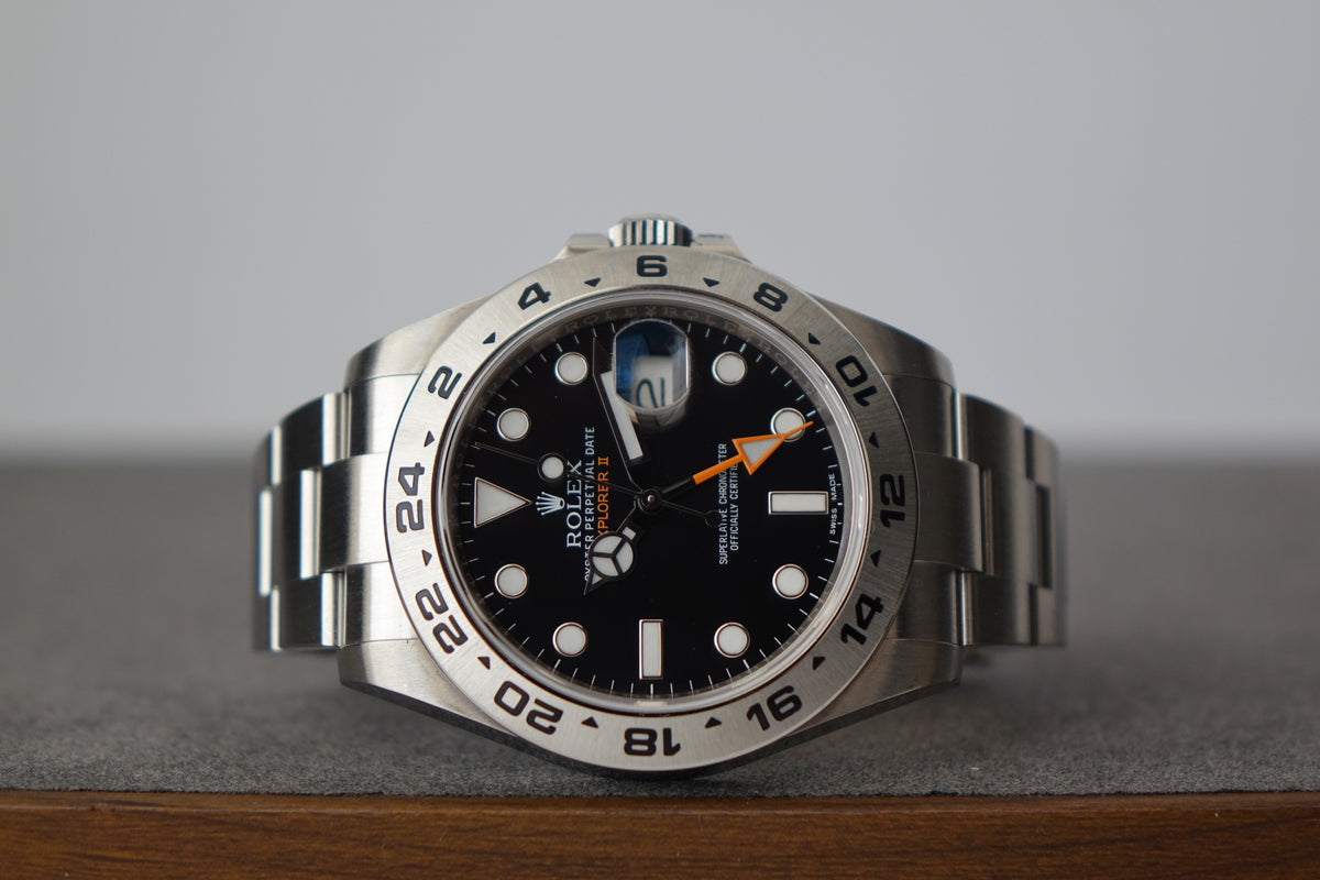 Rolex Explorer 2 II 216570 black dial full set