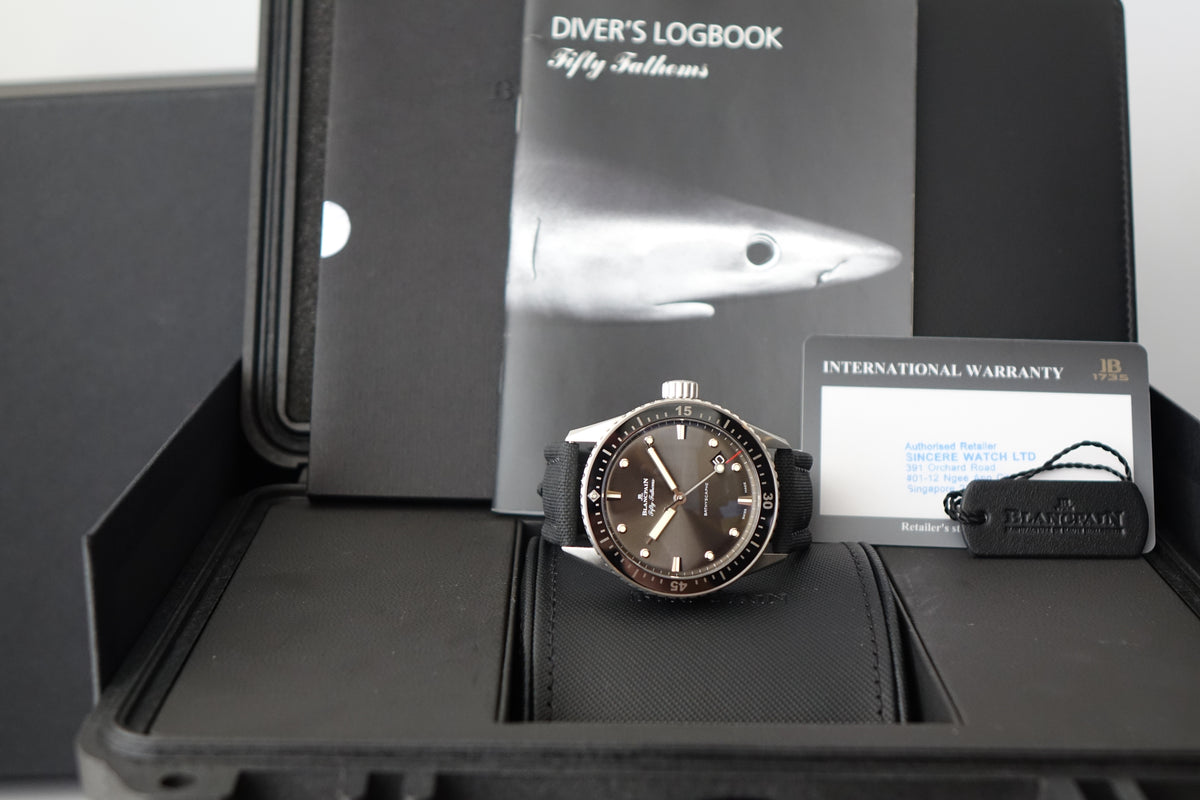 Blancpain Bathyscaphe Fifty Fathom 5000-1110-B52A full set