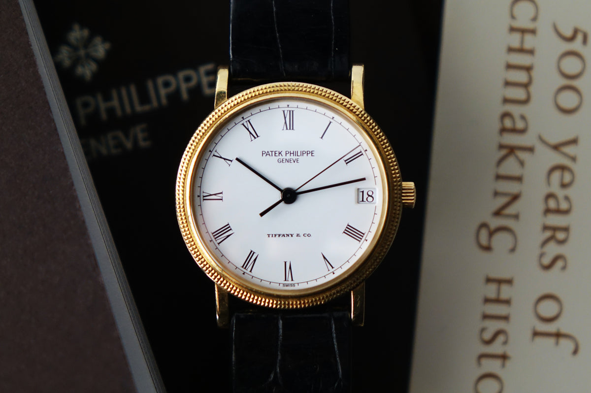 Tiffany and Co double signed Patek Philippe Calatrava 3802 watch only