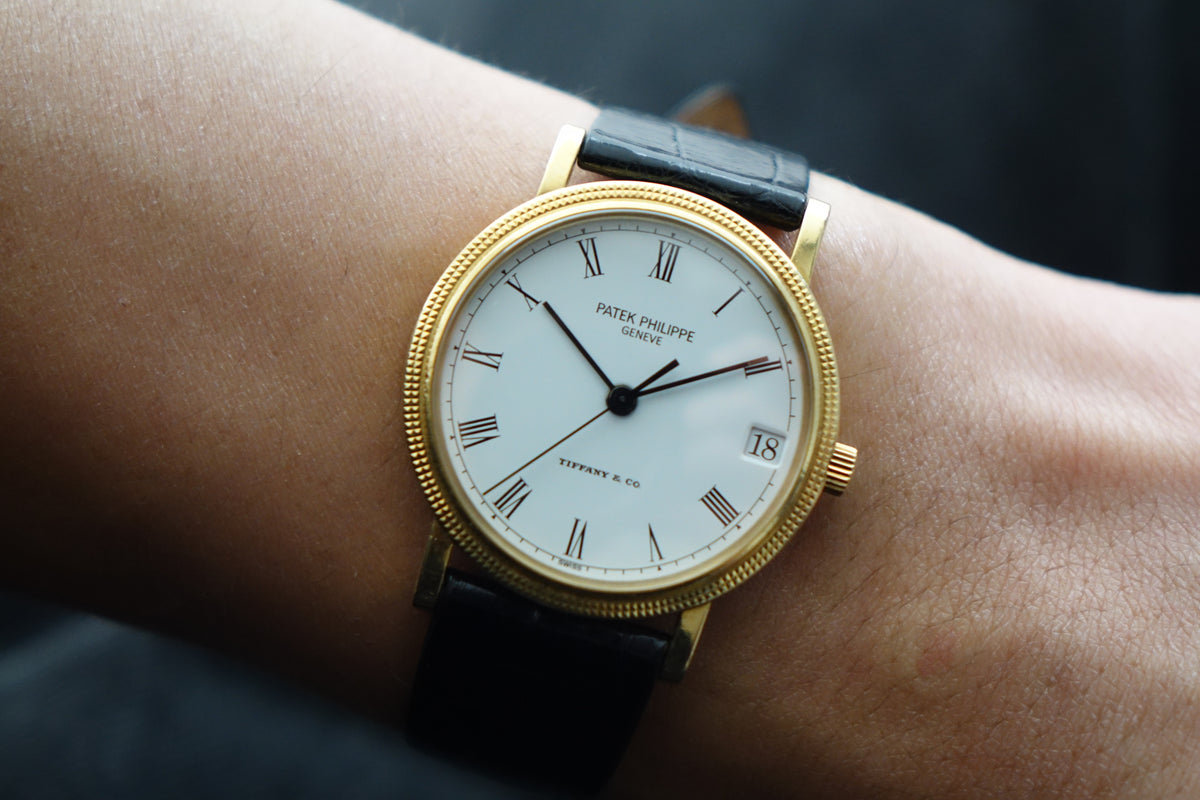 Tiffany and Co double signed Patek Philippe Calatrava 3802 watch only