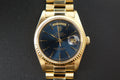 Rolex Daydate 18038 blue dial full set