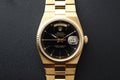 Rolex Oysterquartz Daydate 19018 black dial watch only