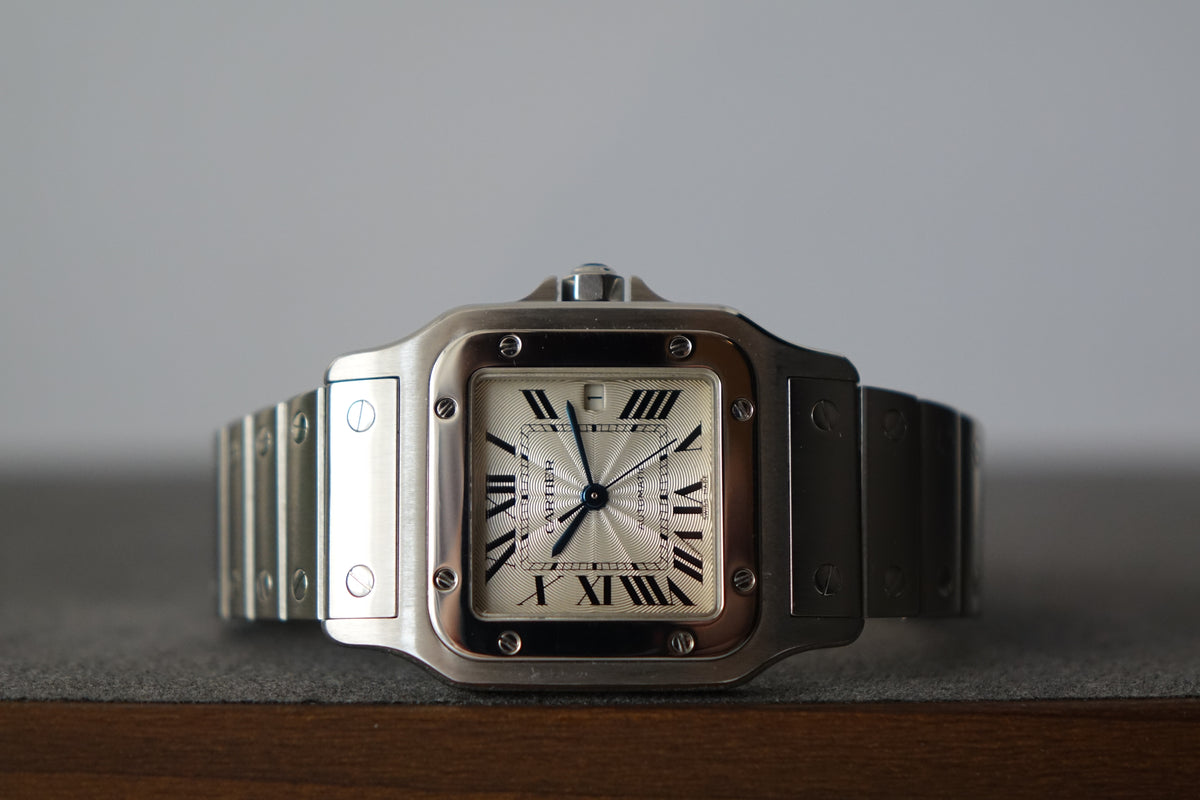 Cartier Santos Galbee 2319 black indices full set