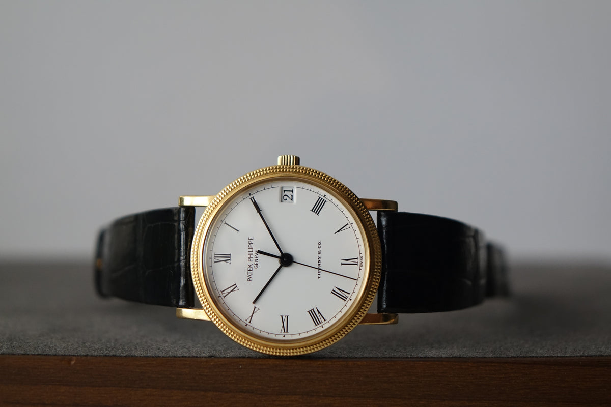 Tiffany and Co double signed Patek Philippe Calatrava 3802 watch only