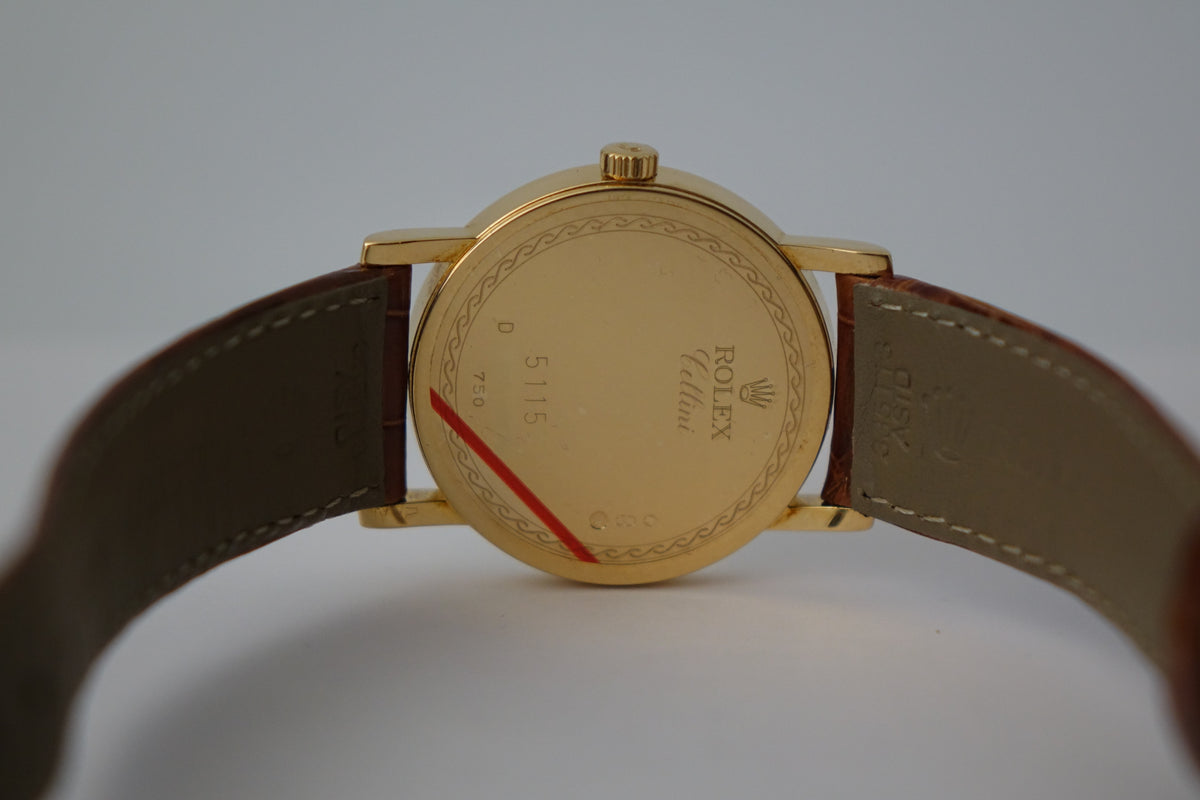 Rolex Cellini Classic 31 5115/8 18K YG MOP dial