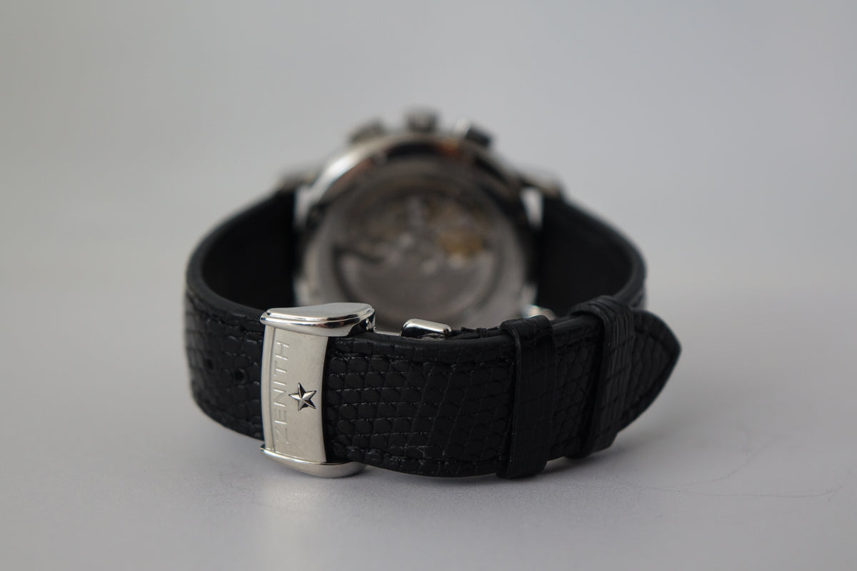 Zenith 03.0240.4021 EL Primero Chronomaster black dial watch only