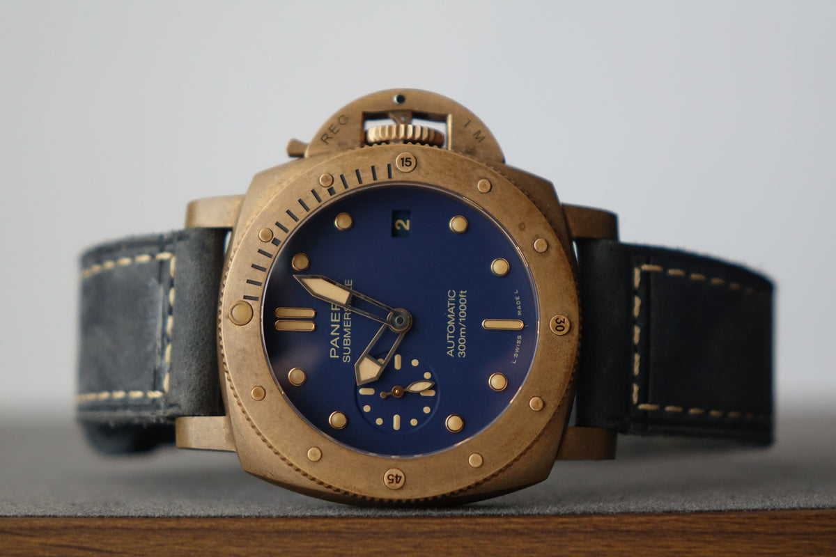 Panerai Submersible Bronzo Abisso PAM01074 Bronze Blue full set