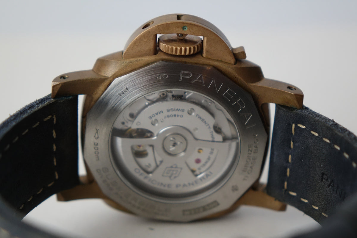 Panerai Submersible Bronzo Abisso PAM01074 Bronze Blue full set