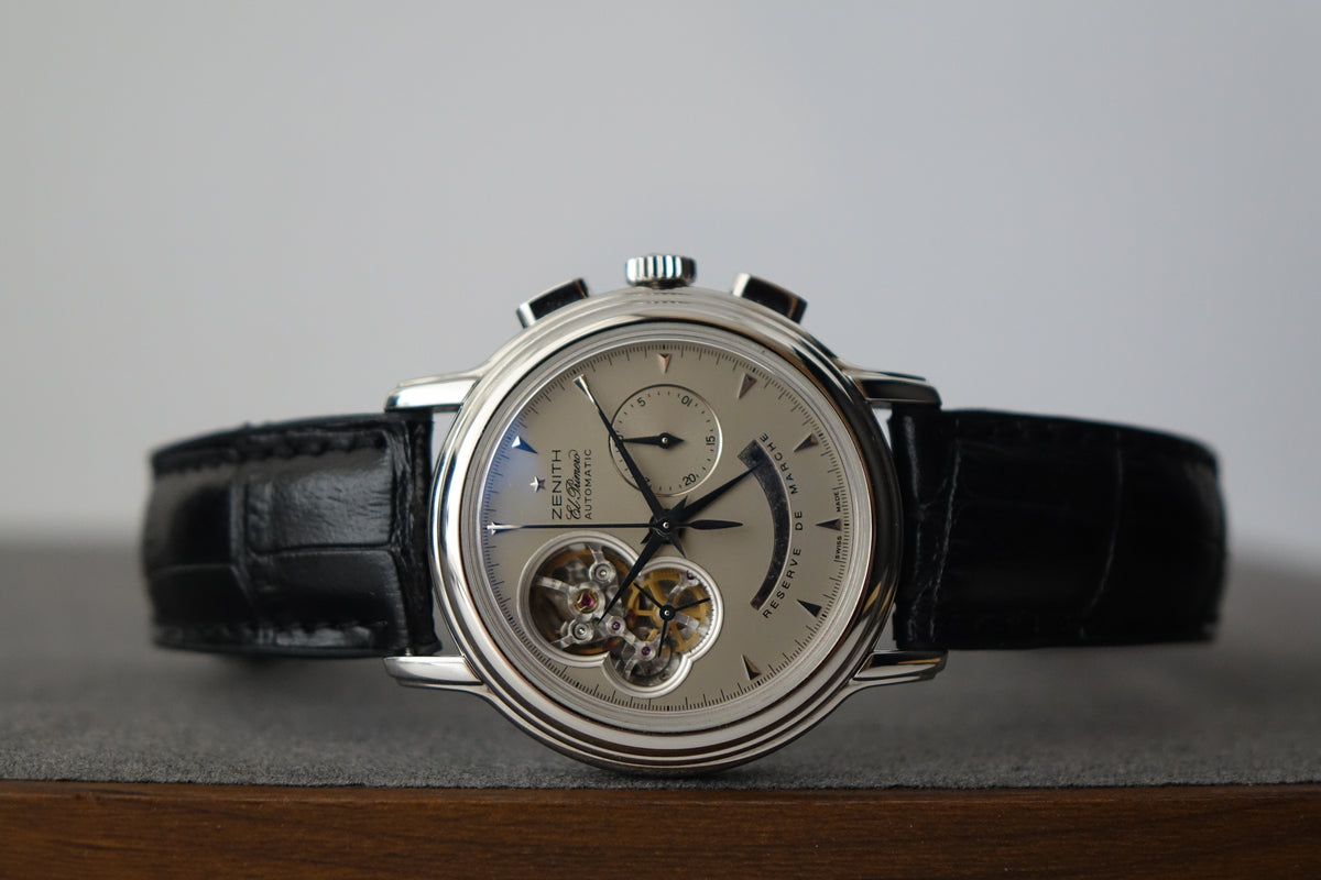 Zenith 03.0240.4021 EL Primero Chronomaster grey dial full set