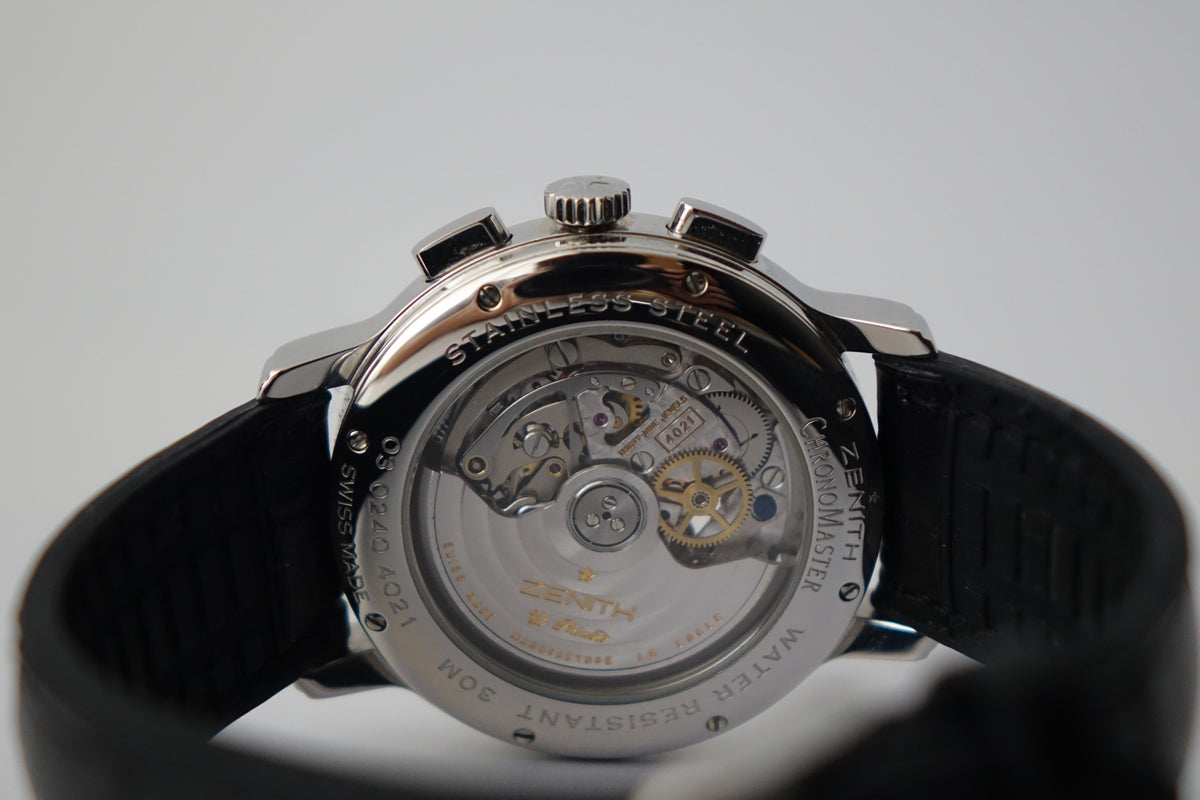 Zenith 03.0240.4021 EL Primero Chronomaster grey dial full set