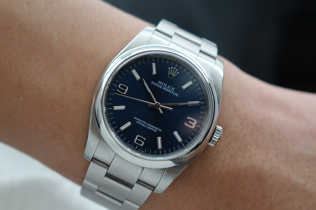 Rolex Oyster Perpetual 36 116000 blue dial full set