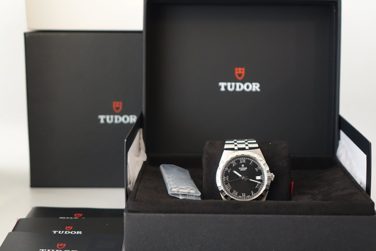 Tudor Royal 28500 black dial full set