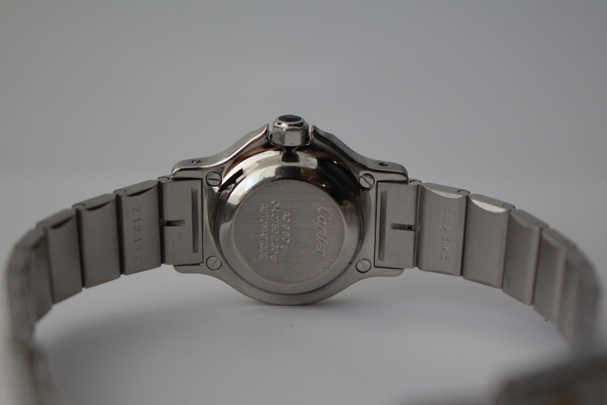 Cartier Santos Octagon 0907 half gold watch only