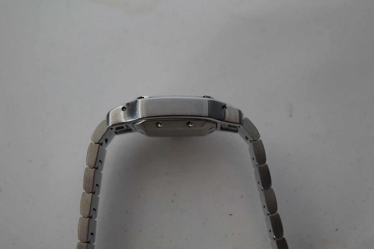 Cartier Santos Galbee SM W20054D6 2423 black roman dial watch only