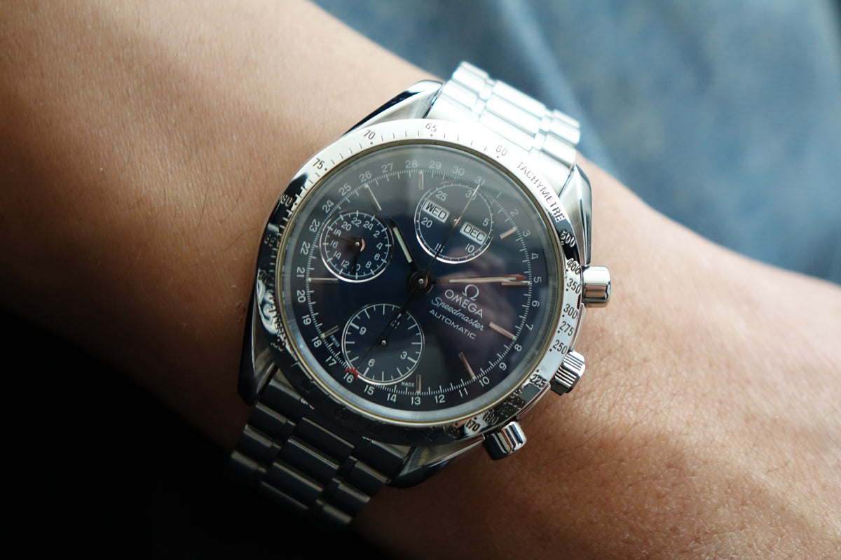 Omega Speedmaster 3521.80 blue daydate watch only