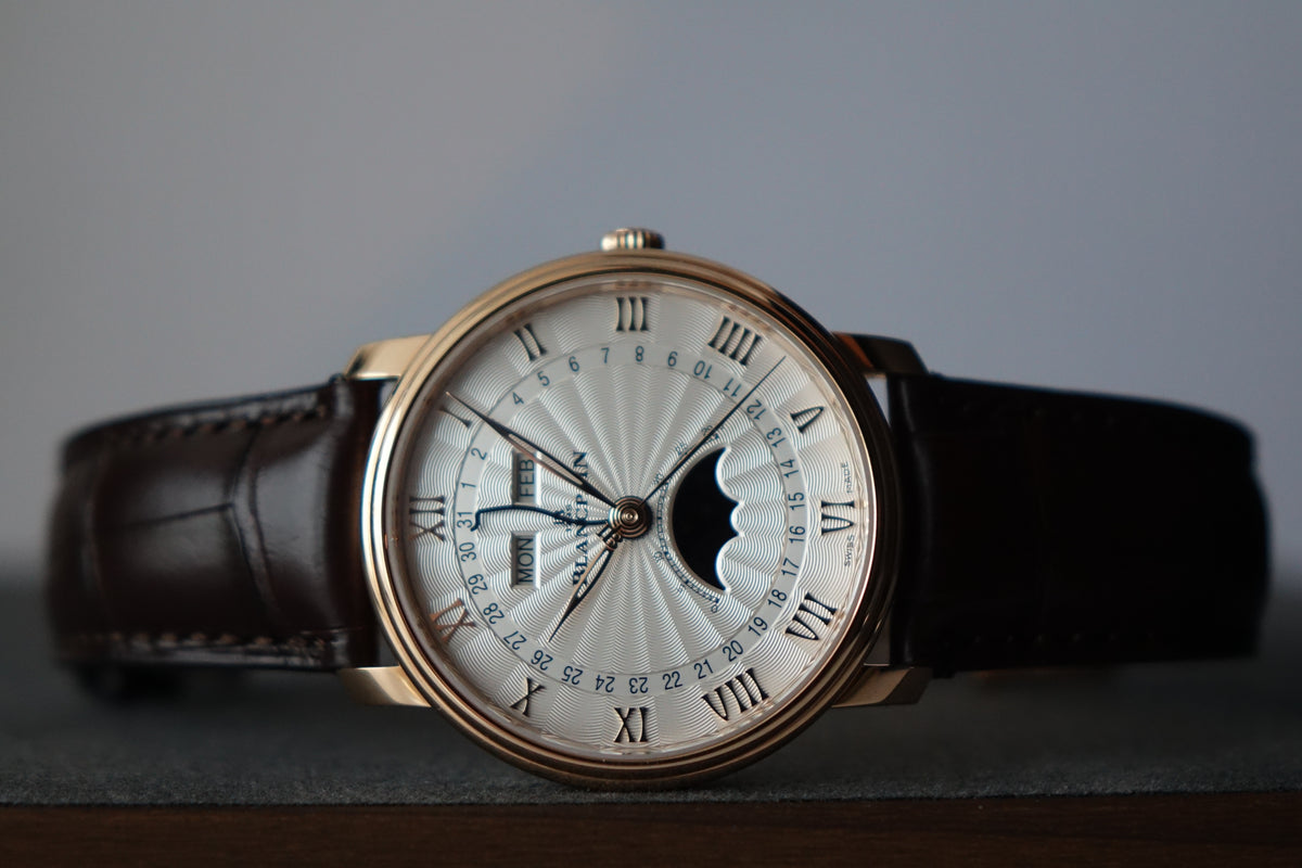 Blancpain Villeret Quantième Complet 6664 rose gold moonphase Full Set