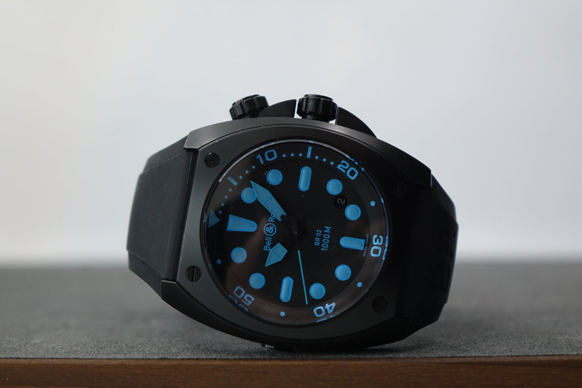 Bell & Ross BR 02-92 BLUE with box and booklet