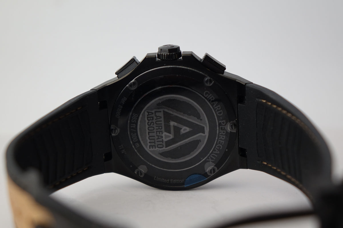 BNIB Girard Perregaux Laureato 81060-21-492-FH3A Absolute Gold Fever full set
