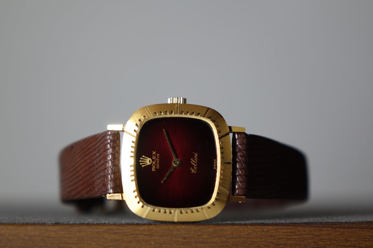 Rolex Cellini 4084 Vignette red watch only