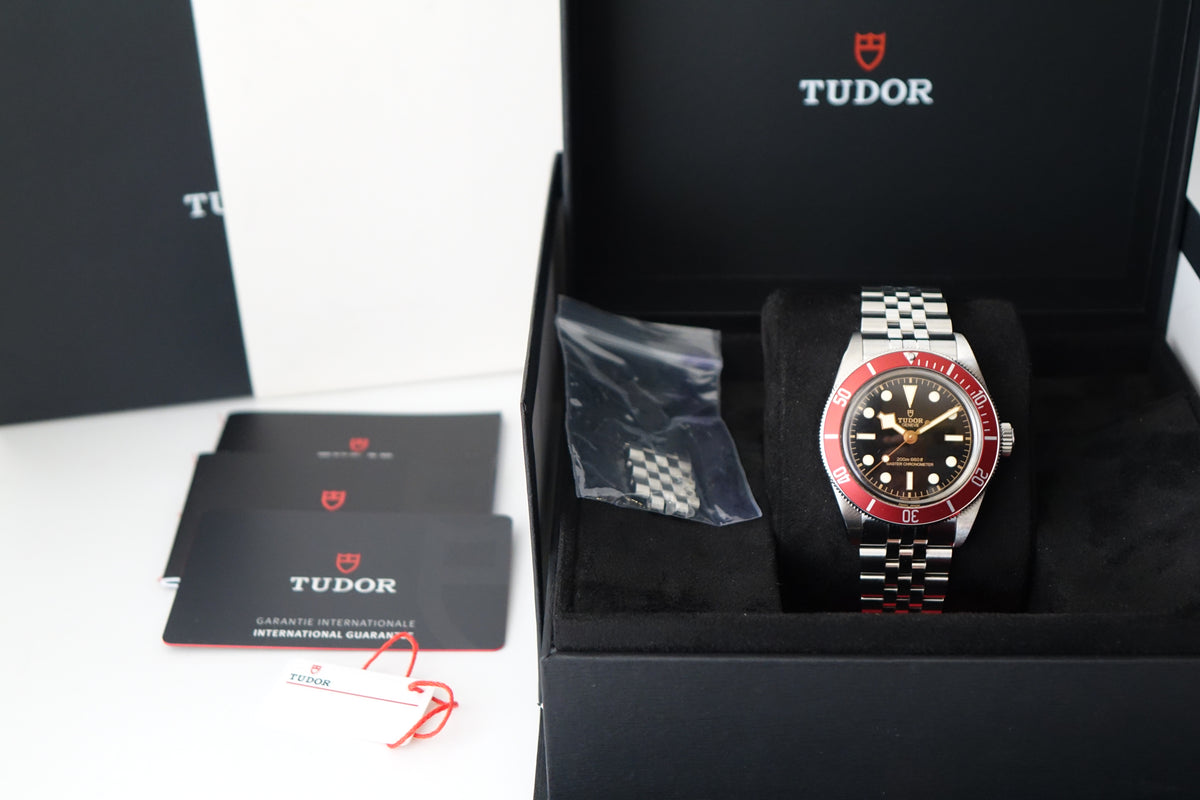 Unpolished 2024 Tudor Black Bay 41 M7941A1A0RU burgundy jubilee full set