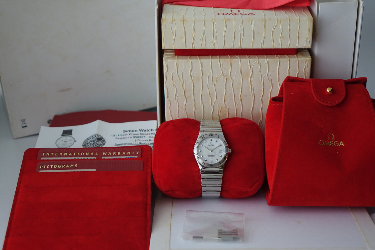 Omega Constellation 15917100 MOP dial full set