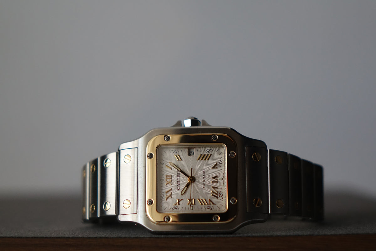 Cartier Santos Galbée 2319 Gold Indices watch only