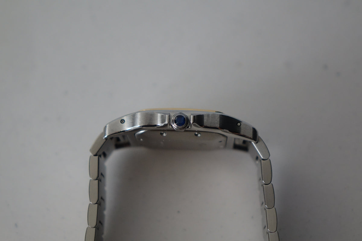 Cartier Santos Galbée 2319 Gold Indices watch only