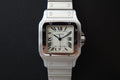 Cartier Santos Galbee W20060D6 1564 black roman indices watch only