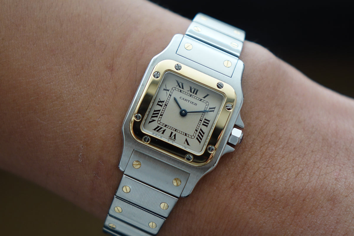Cartier Santos Galbee 166930 HG full set