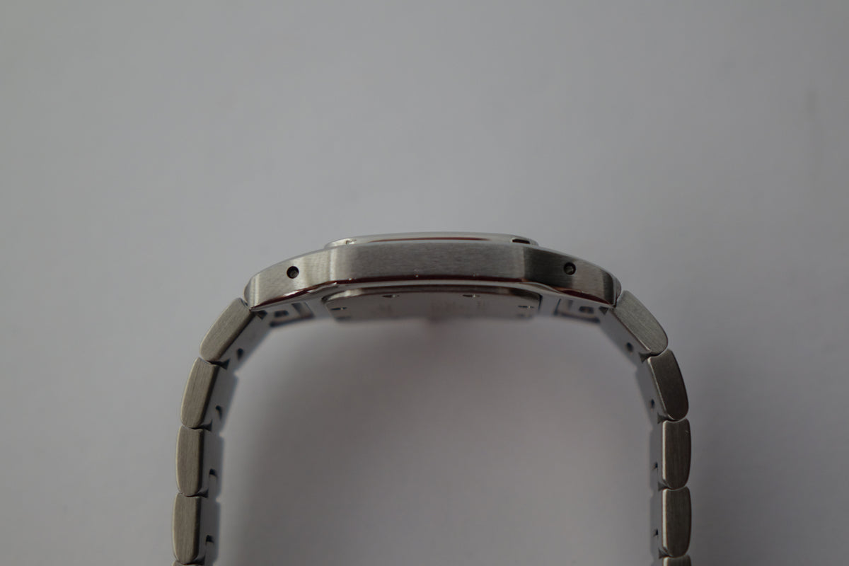 Cartier Santos Galbee W20017D6 1565 blue indices full set