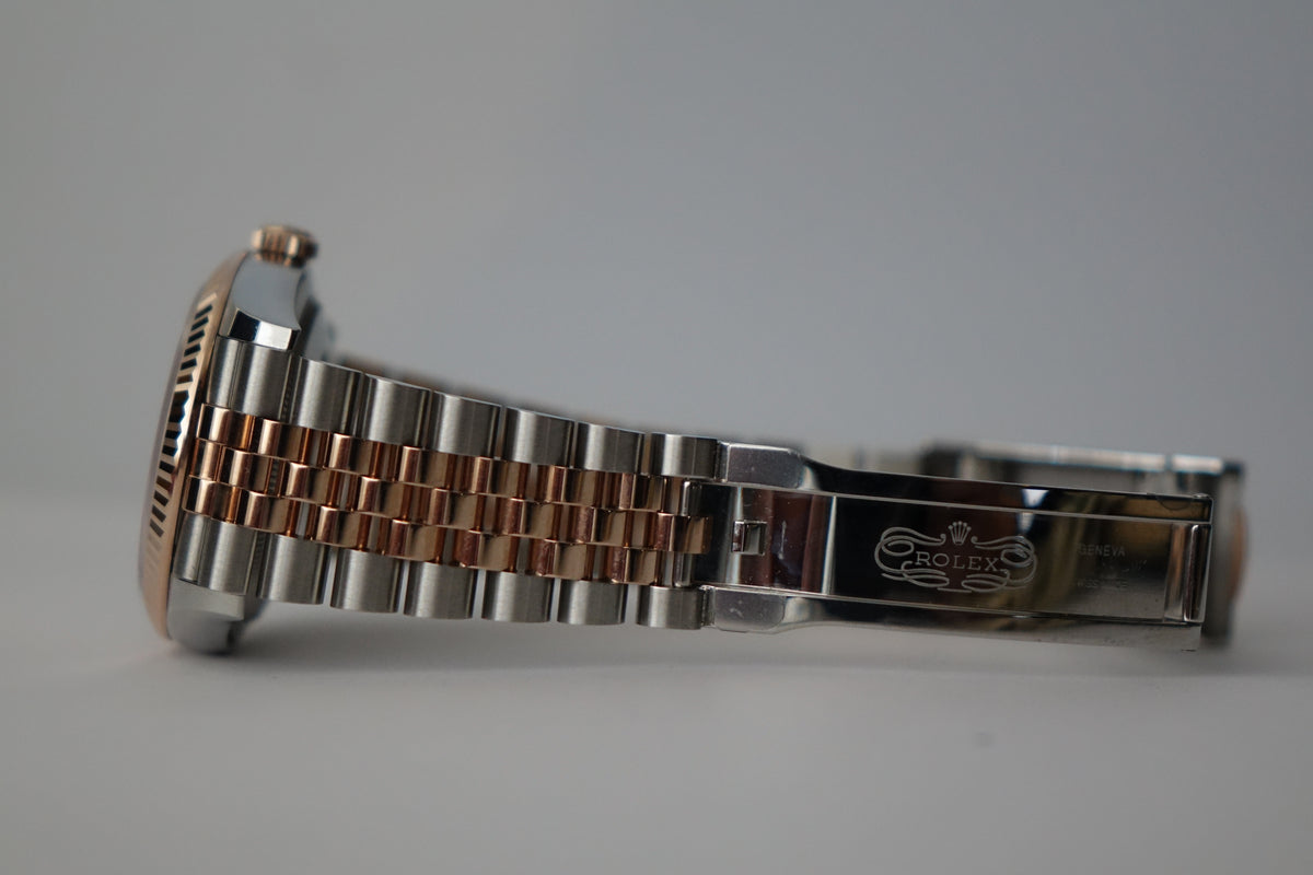 Rolex Datejust 36 Rose gold 126231 VI & XI diamond watch only