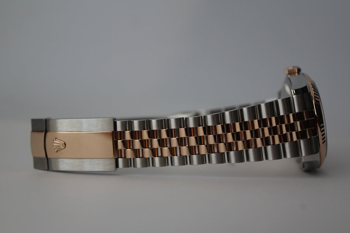 Rolex Datejust 36 Rose gold 126231 VI & XI diamond watch only