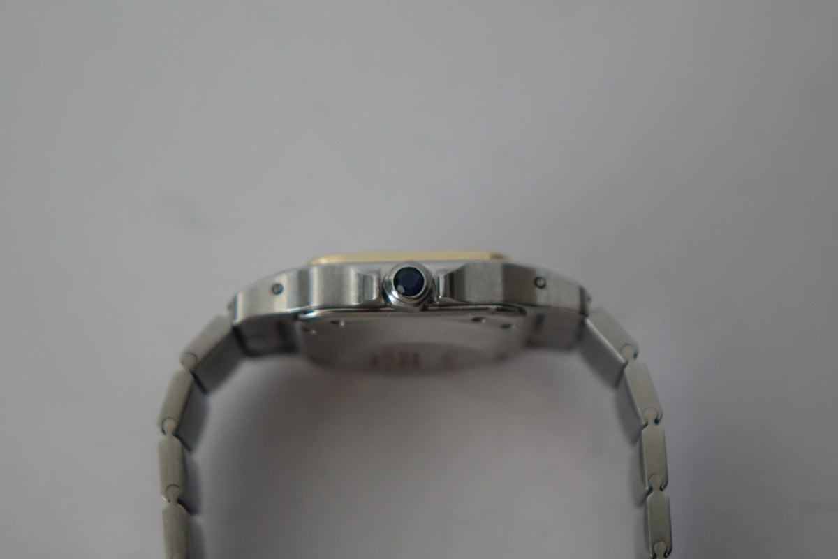 Cartier Santos Carrée SM half gold 0902 full set