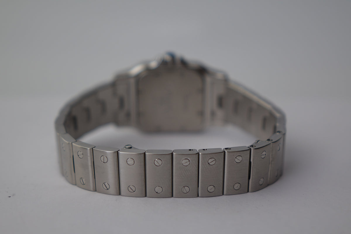 Cartier Santos Galbee W20017D6 1565 blue indices full set