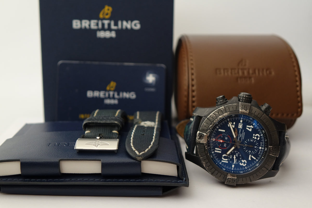 Breitling Super Avenger Chronograph 48 Night Mission V13375 full set