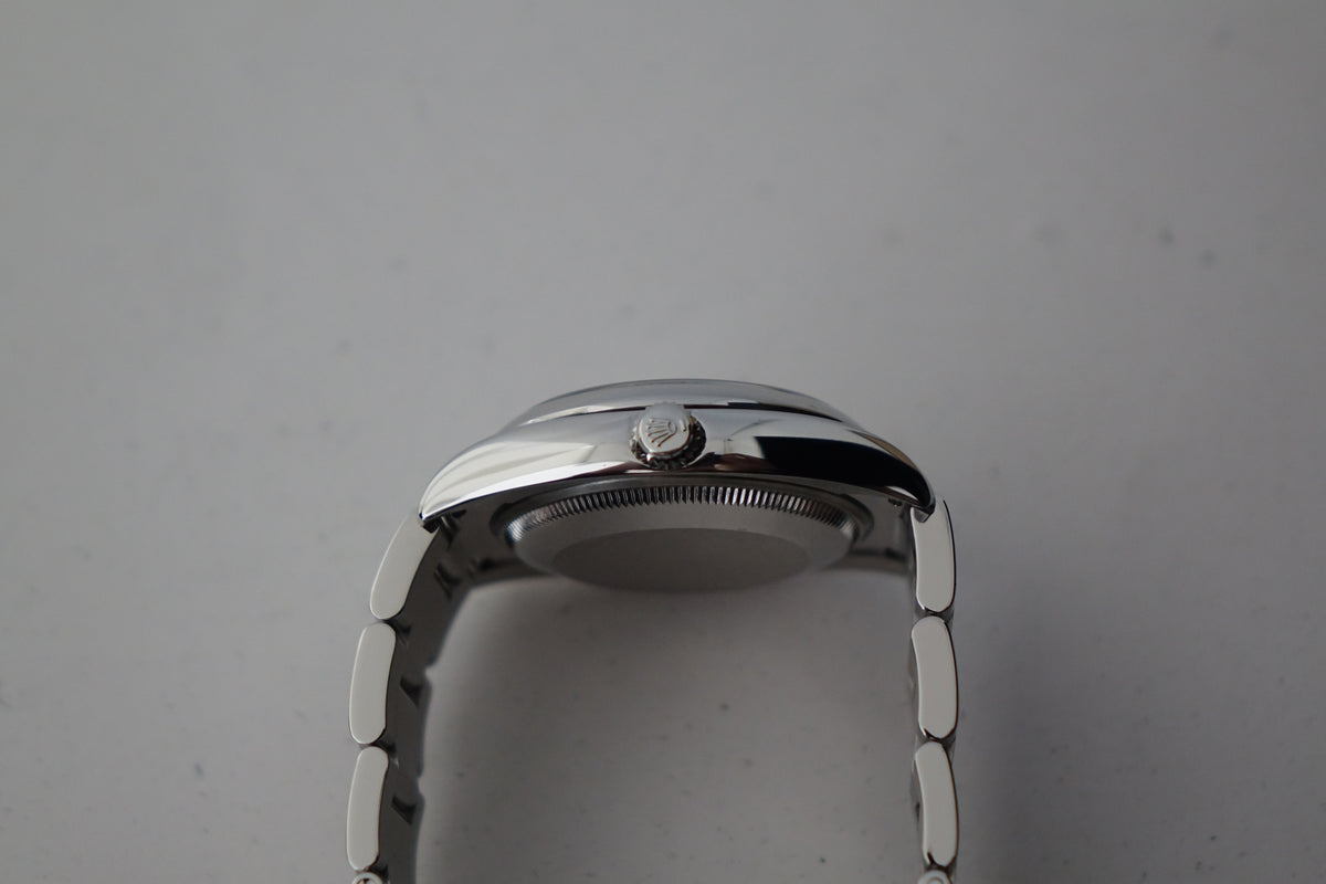 Rolex Oyster Perpetual 34 OP34 114200 silver 369 dial
