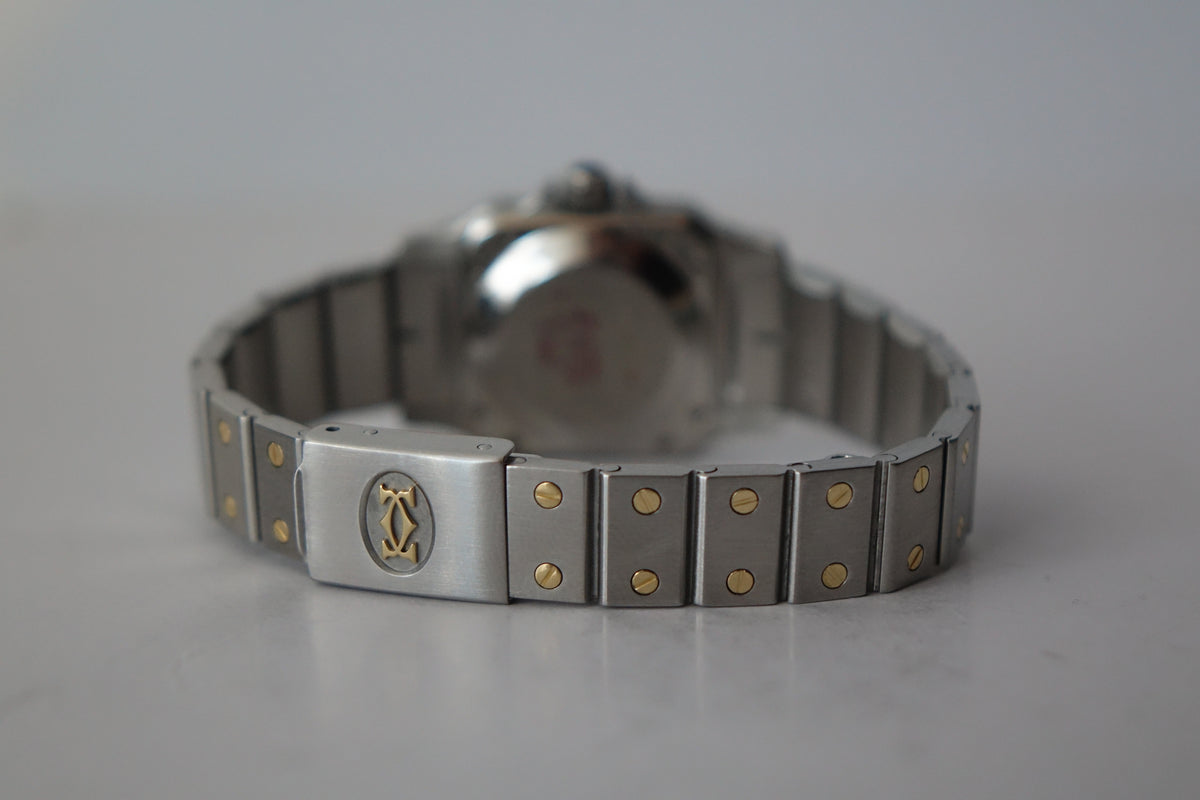 Cartier Santos Carrée SM half gold 0902 full set