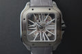 Cartier Santos Skeleton Black ADLC WHSA0009 watch only