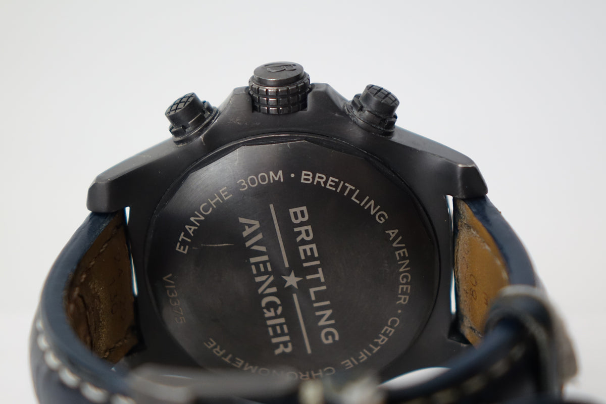 Breitling Super Avenger Chronograph 48 Night Mission V13375 full set