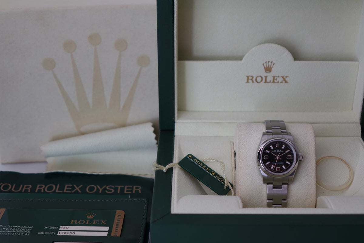 Rolex OP 176200 black 369 full set