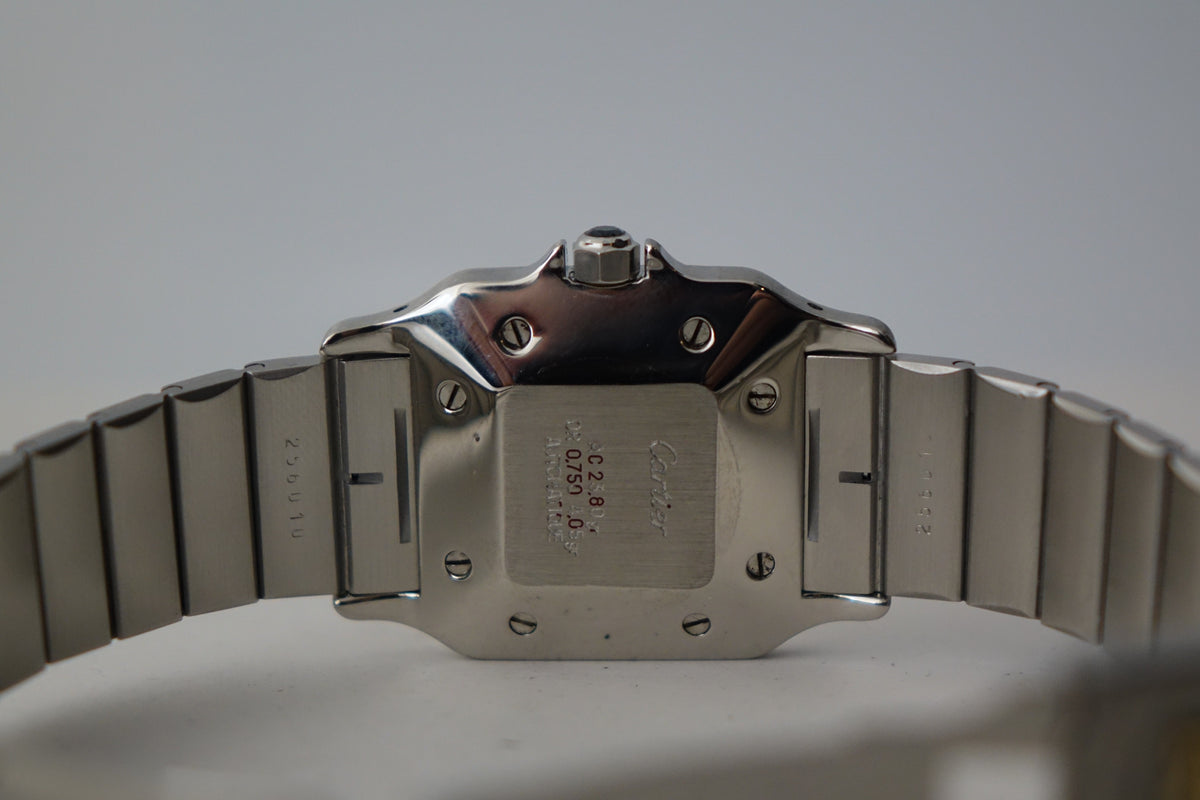Cartier Santos Carree 2961 half gold watch only